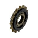 Afam, steel front sprocket. 16 teeth