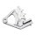 PM, rear caliper bracket, 11.5". Polished