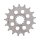 Afam, steel front sprocket. 17 teeth