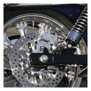 PM, rear 4-p caliper bracket, 11.5". Polished