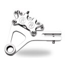 PM, rear 4-p caliper bracket, 11.5". Chrome