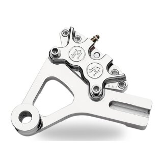 PM, rear 4-p caliper bracket, 11.5". Chrome