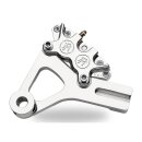 PM, rear 4-p caliper bracket, 11.5". Chrome