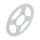 Afam, steel rear sprocket. 43 teeth