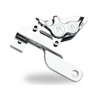 PM, rear 4-p caliper bracket, 11.5". Chrome