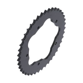 Afam, steel rear sprocket. 43 teeth