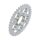 Afam, steel rear sprocket. 37 teeth