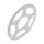 Afam, steel rear sprocket. 43 teeth