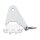 PM, rear 4-p caliper bracket, 11.5". Polished