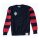 13 1/2 Outlaw Free Bird sweater Pullover rot/schwarz