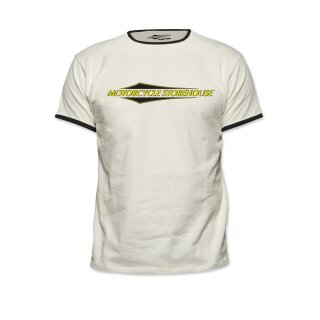 MCS VINTAGE SLIMFIT LOGO T-SHIRT WHITE