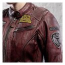 Holy Freedom Problem leather jacket bordeaux