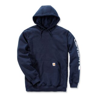 Carhartt Sleeve logo hoodie new navy