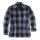Carhartt Sherpa lined flannel plaid shirt folkstone grey S