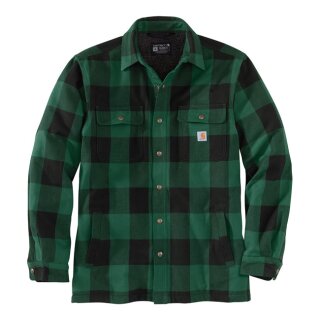 Carhartt Sherpa north woods Flanell Holzfällerhemd grün gefüttert XL