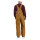 Carhartt Duck insulated bib overall carhartt brown