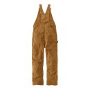Carhartt Duck insulated bib overall carhartt brown