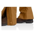 Carhartt Duck insulated bib overall carhartt brown