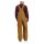 Carhartt Duck insulated bib overall carhartt brown
