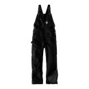 Carhartt Duck insulated bib overall black