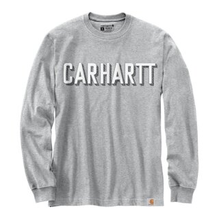 Carhartt Graphic logo longsleeve heather grey