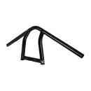 Burly, The Jim 1" handlebar 9" high. Black