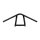 Burly, The Jim 1" handlebar 9" high. Black