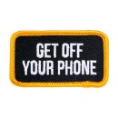 Biltwell Phone patch 2,75" black/white/orange