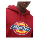 Dickies Icon logo hoodie biking red