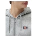 Dickies Oakport zip hoodie grey melange