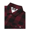 Dickies Sherpa Lined sacramento shirt maroon