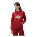 Dickies Icon Logo ladies hoodie biking red