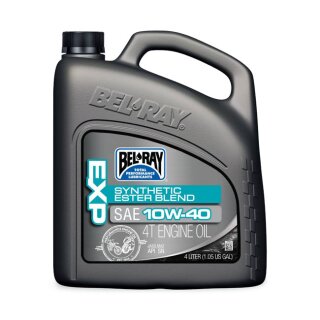 Bel-Ray, EXP semi-synthetic motor oil 10W40. 4L