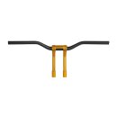 PM, 1-1/4" Phatbar & 9" riser kit. Gold Ops