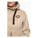 Queen Kerosin QK Heart hoodie beige