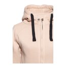 Queen Kerosin QK Heart blanko hoodie beige