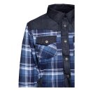 Queen Kerosin Blanko workwear shirt white/petrol