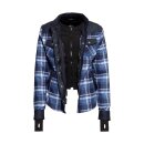 Queen Kerosin Blanko workwear shirt white/petrol