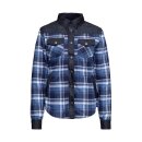 Queen Kerosin Blanko workwear shirt white/petrol