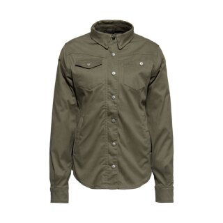 Queen Kerosin Blanko workwear shirt olive