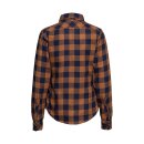 Queen Kerosin Blanko workwear shirt tabacco/blue
