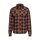 Queen Kerosin Blanko workwear shirt tabacco/blue
