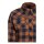 Queen Kerosin Blanko workwear shirt tabacco/blue