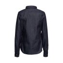 Queen Kerosin Blanko workwear shirt dark blue