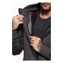 King Kerosin Loud and Dirty hoodie grey