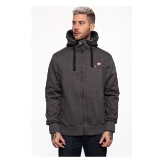 King Kerosin Loud and Dirty hoodie grey