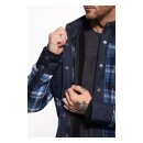 King Kerosin Chopper till… workwear shirt blue/white