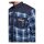 King Kerosin Chopper till… workwear shirt blue/white