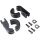Clamp-On Peg Mount Black