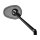 mo.view club Mirror Stem length: 150mm Black, Anodized
